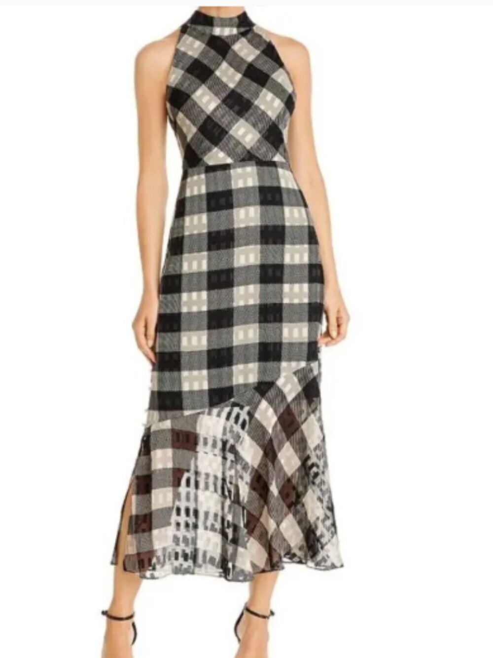 Sam Edelman Midi Maxi Dress Size 4 Asymmetric Cocktail Party Date Night